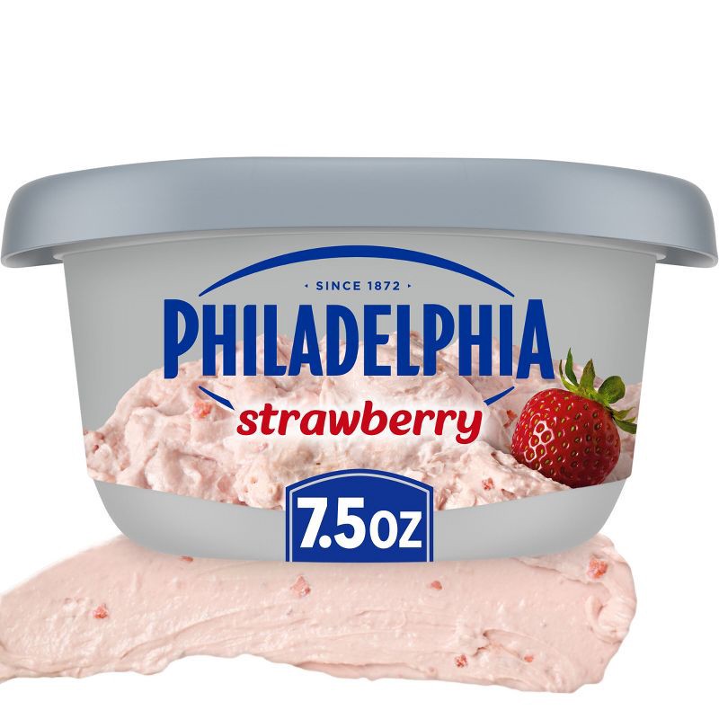 slide 1 of 9, Philadelphia Strawberry Cream Cheese Spread - 7.5oz, 7.5 oz