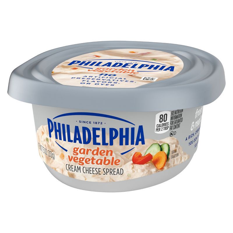 slide 4 of 12, Philadelphia Garden Vegetable Cream Cheese Spread - 7.5oz, 7.5 oz