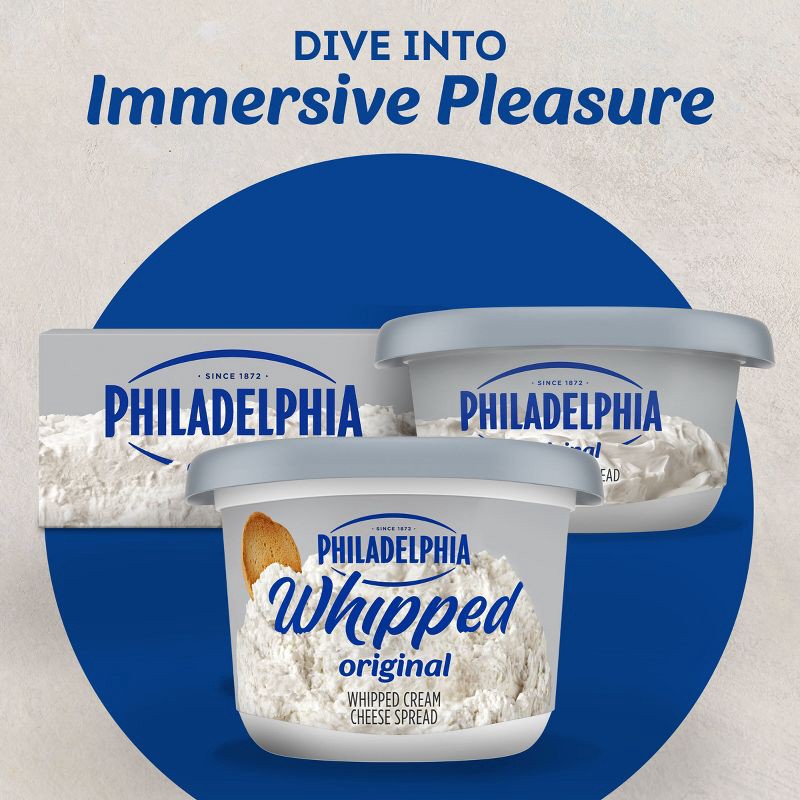 slide 5 of 9, Philadelphia Whipped Cream Cheese Spread - 8oz, 8 oz