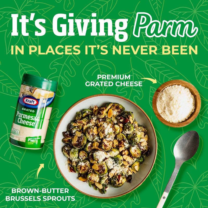slide 12 of 13, Kraft Cheese Kraft 100% Grated Parmesan & Romano Cheese 8oz, 8 oz