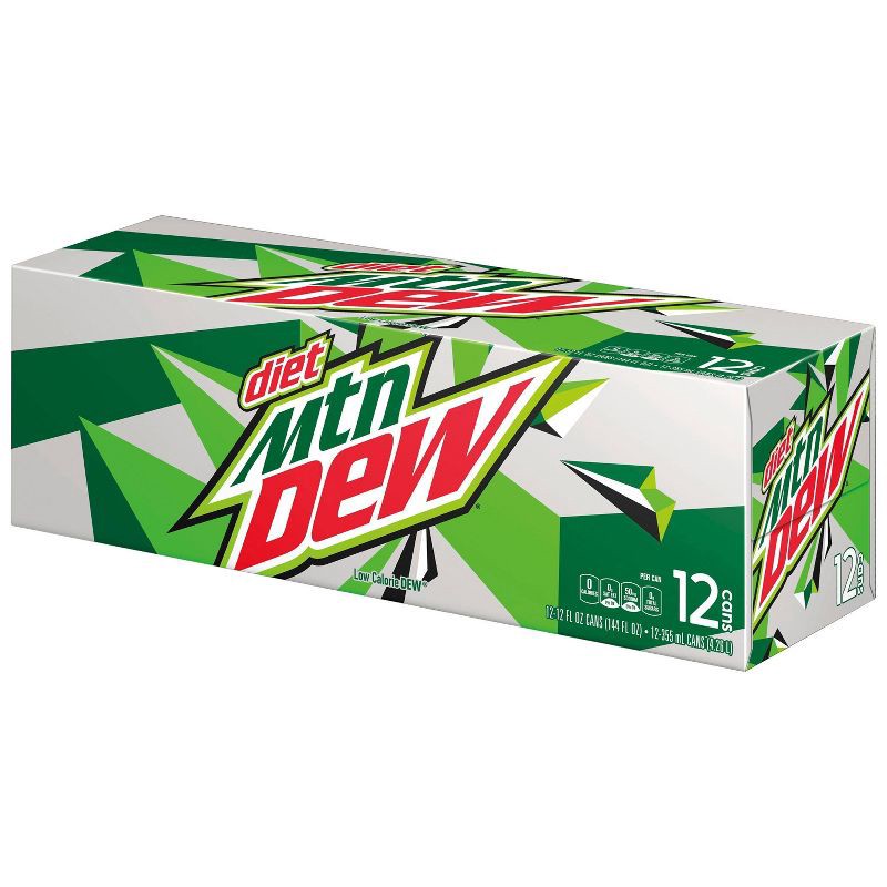 slide 2 of 3, Diet Mtn Dew Diet Mountain Dew Citrus Soda - 12pk/12 fl oz Cans, 12 ct; 12 fl oz