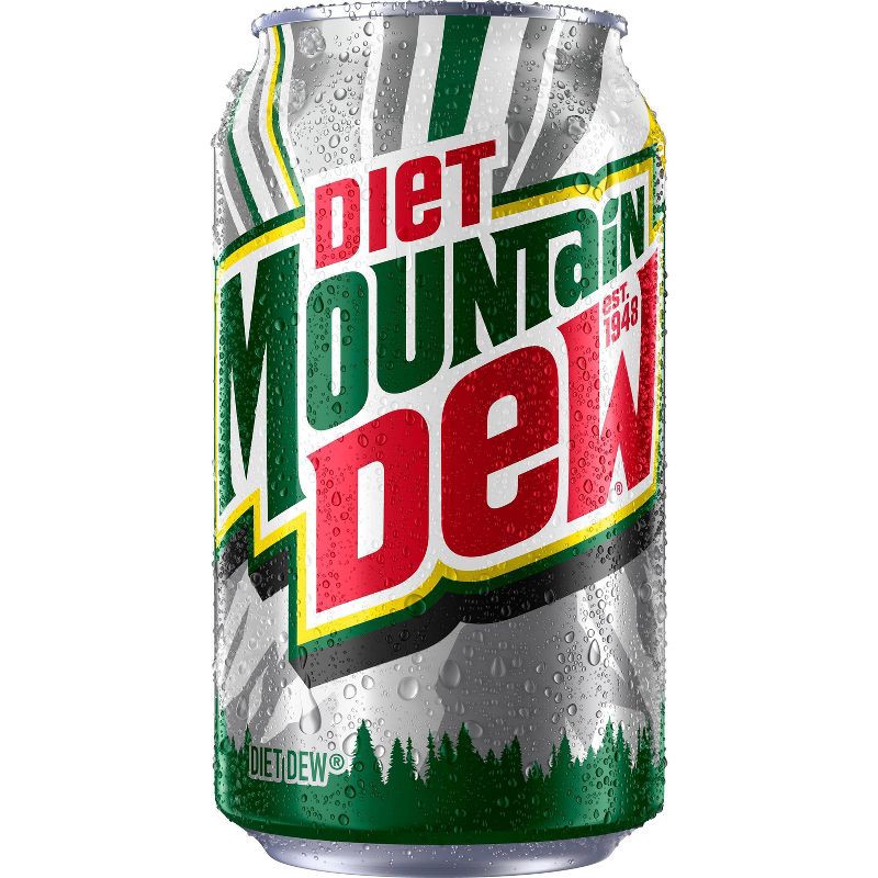 slide 7 of 9, Diet Mtn Dew Diet Mountain Dew Citrus Soda - 12pk/12 fl oz Cans, 12 ct; 12 fl oz