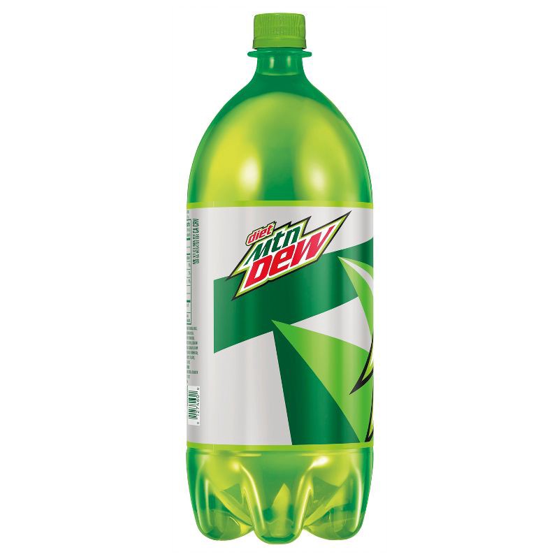 slide 2 of 5, Diet Mtn Dew Diet Mountain Dew 0 Calorie Citrus Soda - 2L Bottle, 2 liter