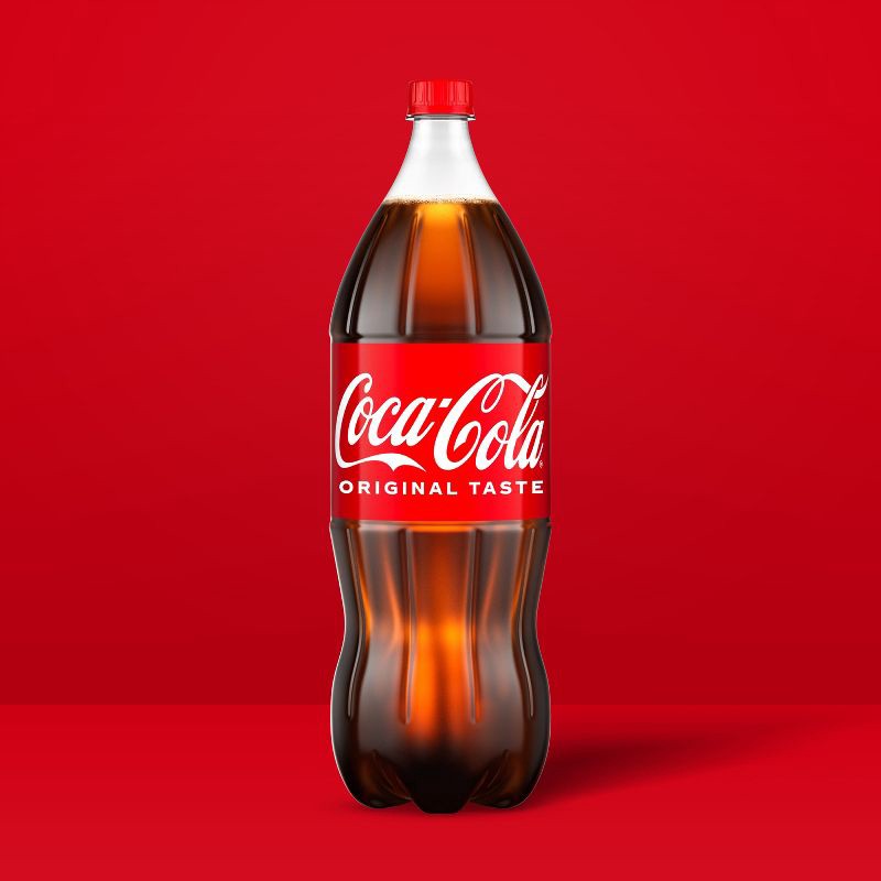 slide 5 of 8, Coca-Cola Soda - 2 L Bottle, 2 liter