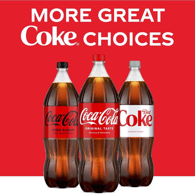 slide 4 of 10, Coca-Cola Soda - 2 L Bottle, 2 liter