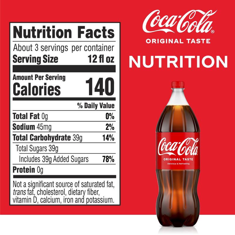 slide 6 of 10, Coca-Cola Soda - 2 L Bottle, 2 liter