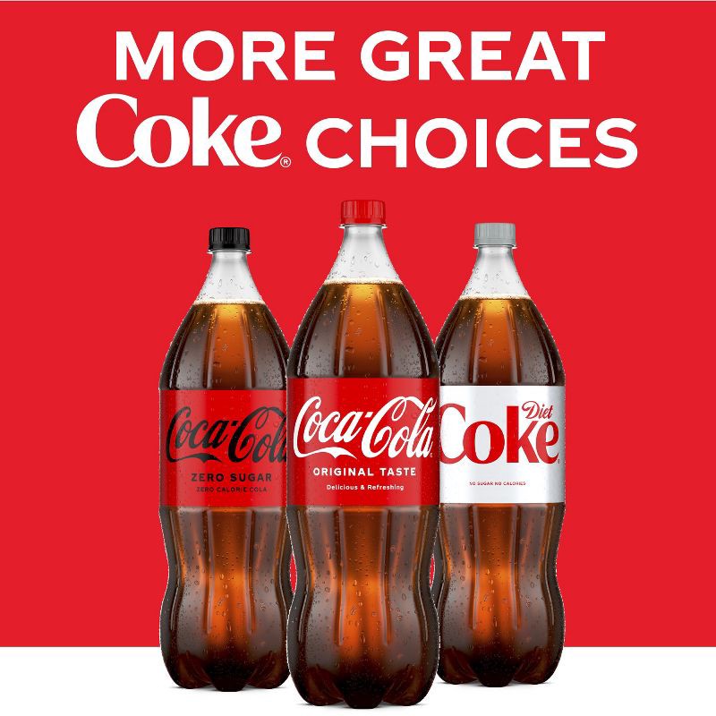 slide 7 of 8, Coca-Cola Soda - 2 L Bottle, 2 liter