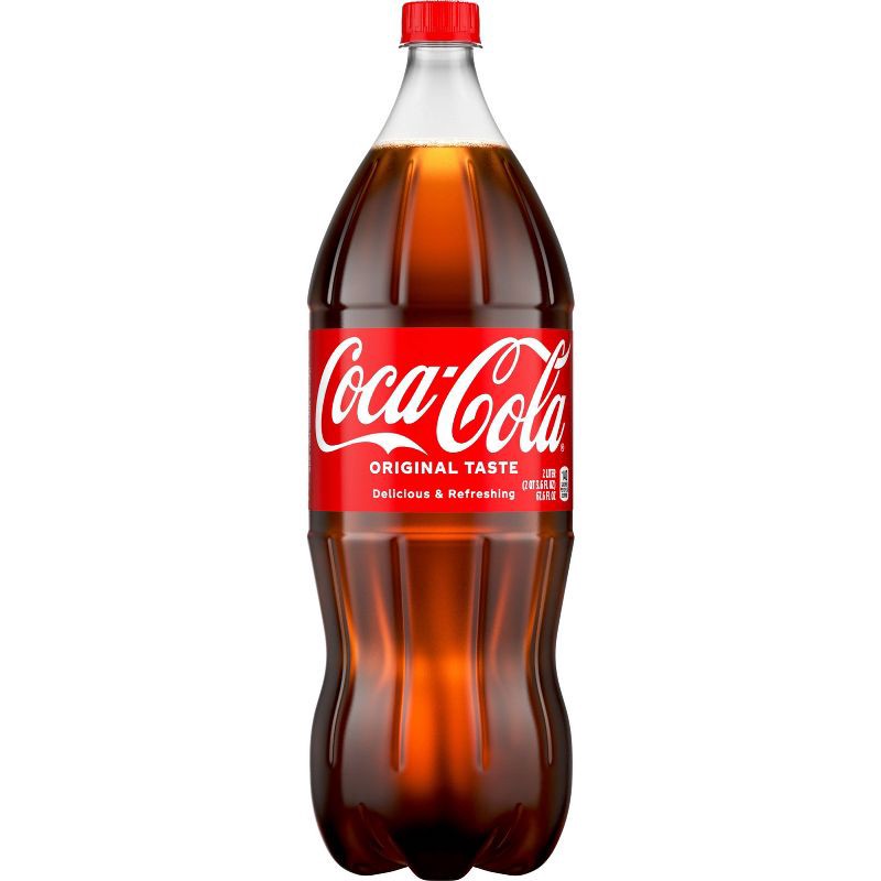 slide 8 of 10, Coca-Cola Soda - 2 L Bottle, 2 liter