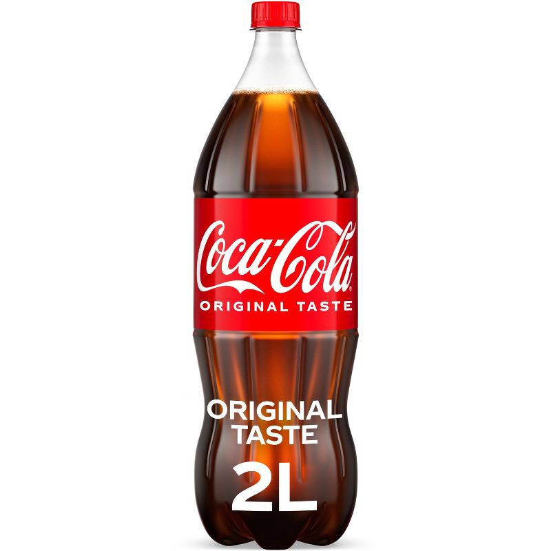 slide 1 of 8, Coca-Cola Soda - 2 L Bottle, 2 liter