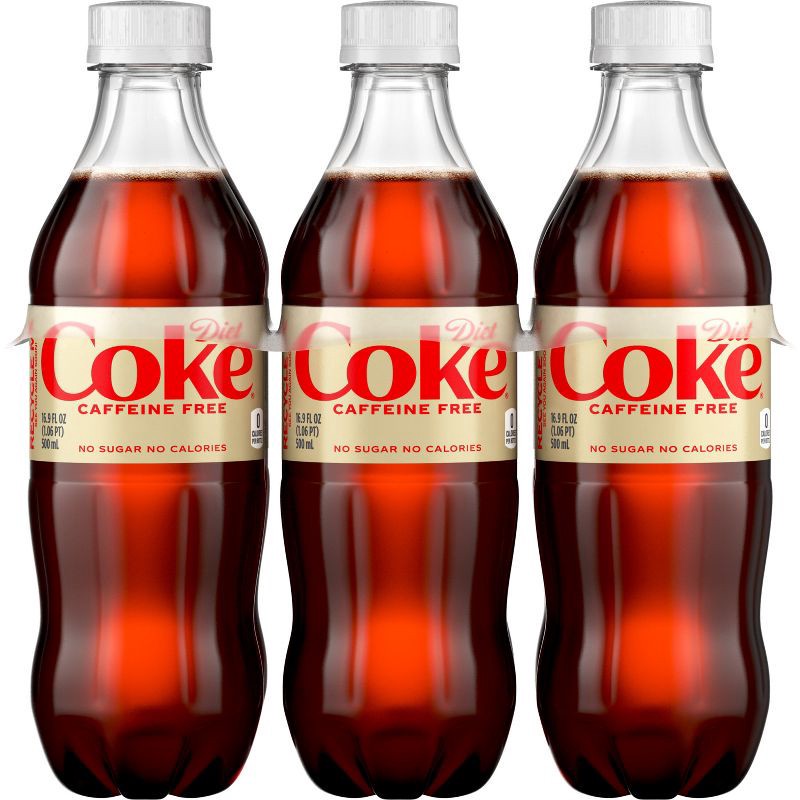 slide 1 of 11, Diet Coke Caffeine Free Soda - 6pk/16.9 fl oz Bottles, 6 ct; 16.9 fl oz