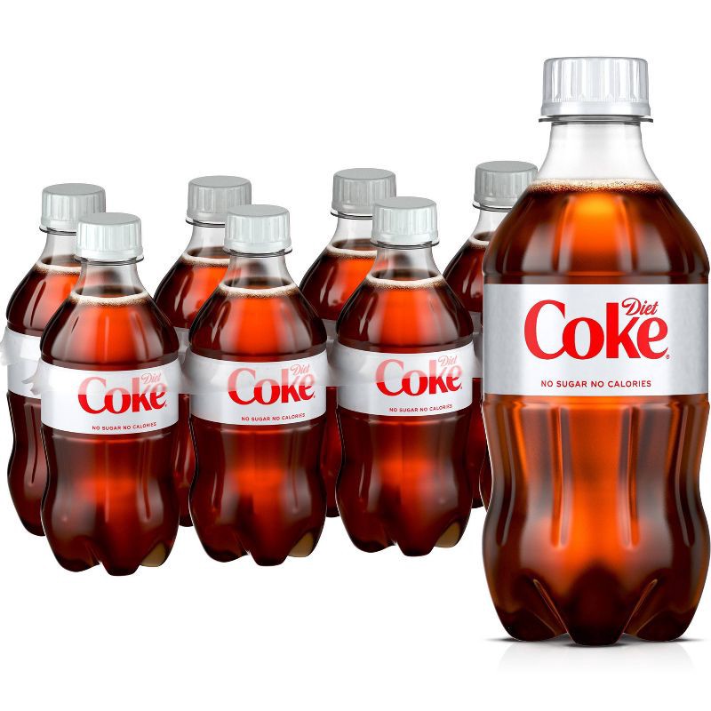 slide 1 of 10, Diet Coke Soda - 8pk/12 fl oz Bottles, 8 ct; 12 fl oz