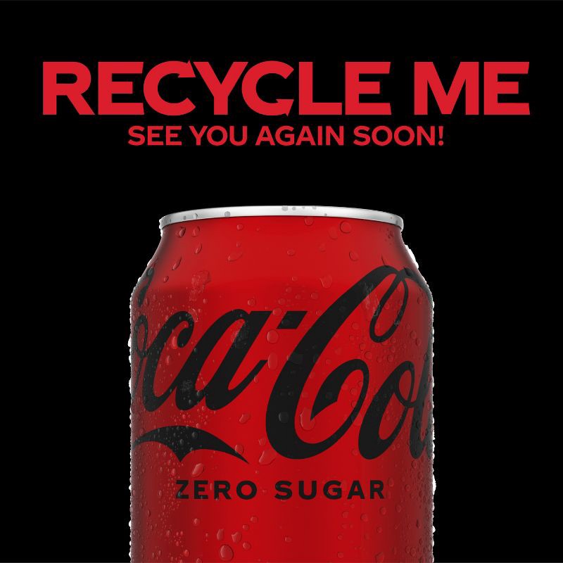 slide 7 of 7, Coca-Cola Zero Sugar Soda - 12pk/12 fl oz Cans, 12 ct; 12 fl oz