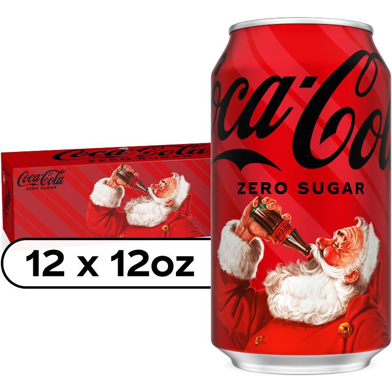 slide 1 of 7, Coca-Cola Zero Sugar Soda - 12pk/12 fl oz Cans, 12 ct; 12 fl oz