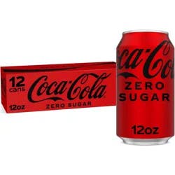 Coca-Cola Zero Sugar Soda - 12pk/12 fl oz Cans