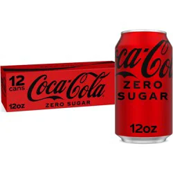 Coca-Cola Zero Sugar Soda - 12pk/12 fl oz Cans