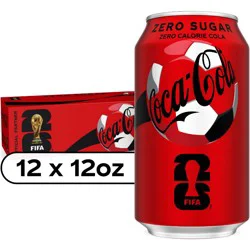 Coca-Cola Zero Sugar Soda - 12pk/12 fl oz Cans