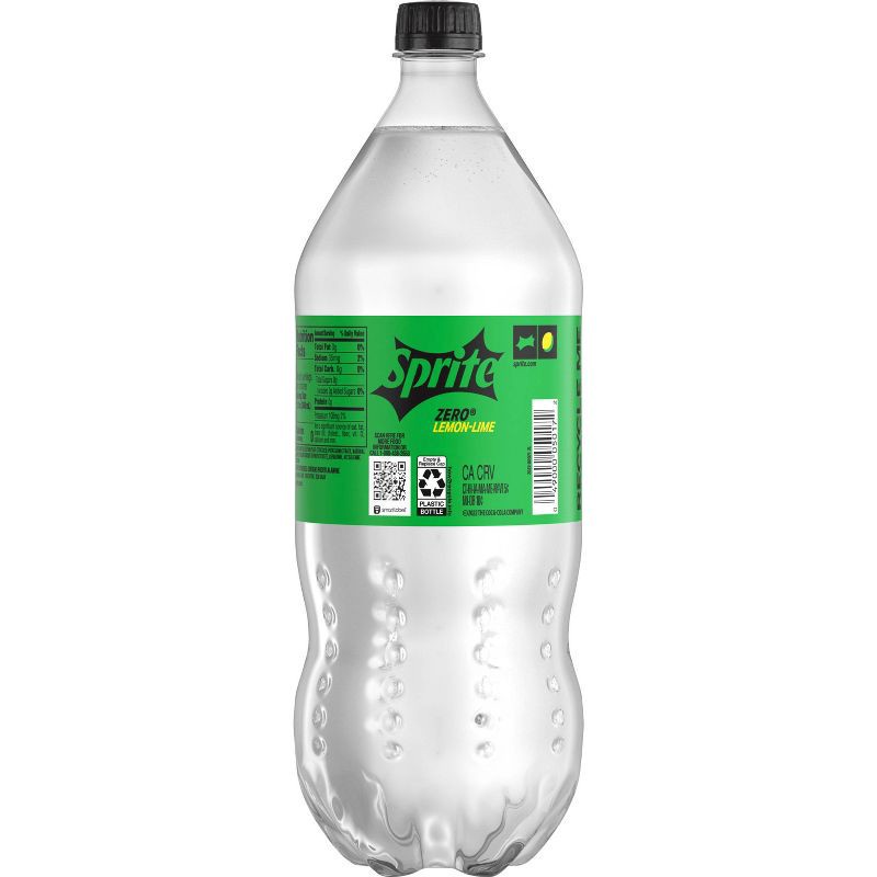 slide 4 of 9, Sprite Zero Soda - 2 L Bottle, 2 liter