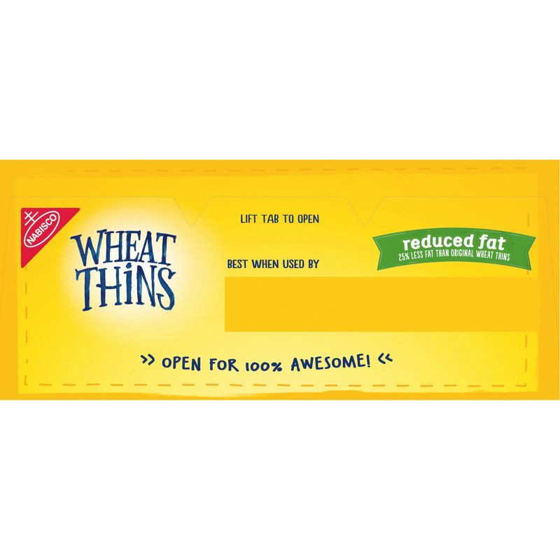 slide 10 of 11, Wheat Thins Reduced Fat Whole Grain Wheat Cracker Snacks - 8oz, 8 oz