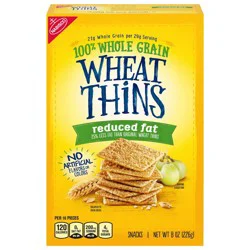 Wheat Thins Reduced Fat Whole Grain Wheat Cracker Snacks - 8oz