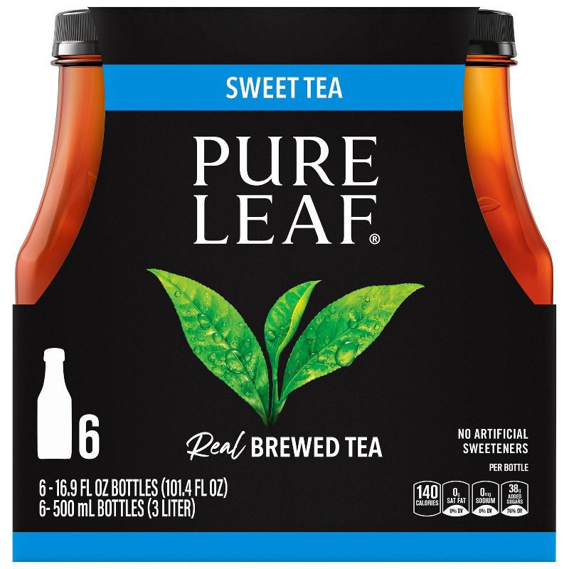 slide 3 of 7, PURE LEAF RTD Pure Leaf Sweet Iced Tea - 6pk/16.9oz Bottles, 6 ct; 16.9 oz