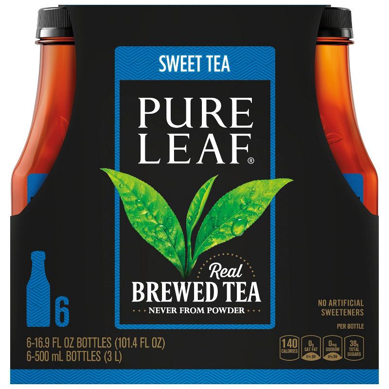 slide 1 of 5, PURE LEAF RTD Pure Leaf Sweet Iced Tea - 6pk/16.9oz Bottles, 6 ct; 16.9 oz