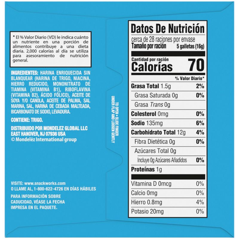 slide 9 of 9, Premium Original Saltine Crackers Lunch Snacks - 16oz, 16 oz