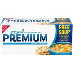Premium Original Saltine Crackers Lunch Snacks - 16oz