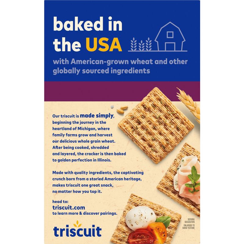 slide 11 of 13, Triscuit Rosemary & Olive Oil Whole Grain Wheat Crackers - 8.5oz, 8.5 oz