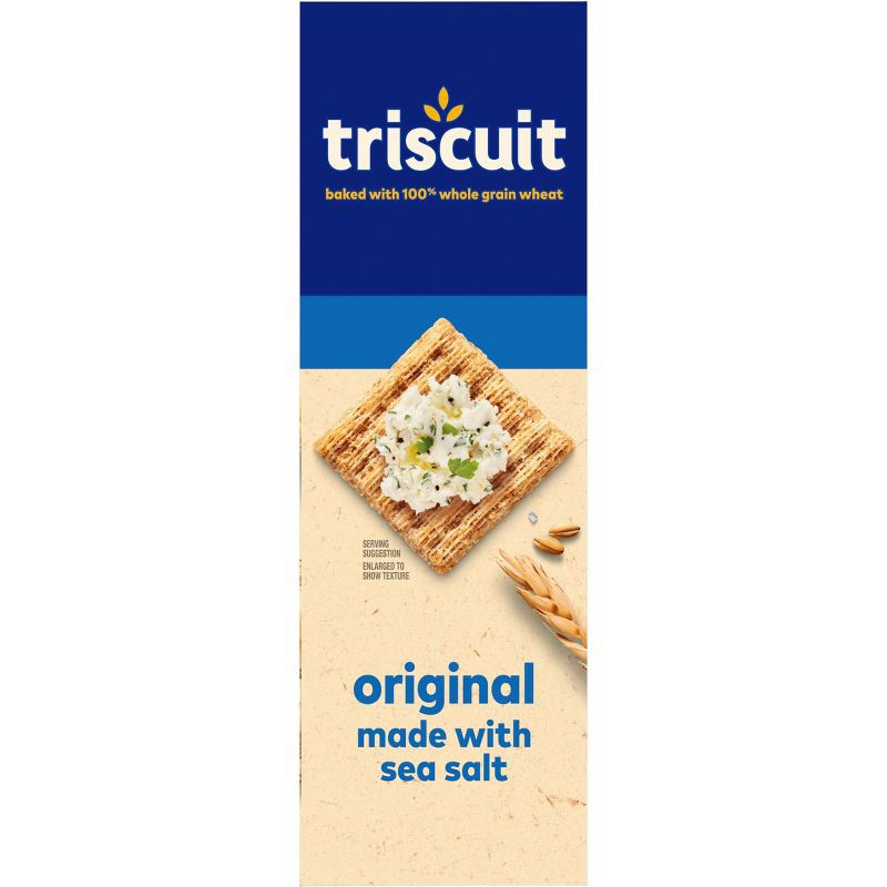 slide 9 of 13, Triscuit Original Whole Grain Wheat Vegan Crackers - 8.5oz, 8.5 oz