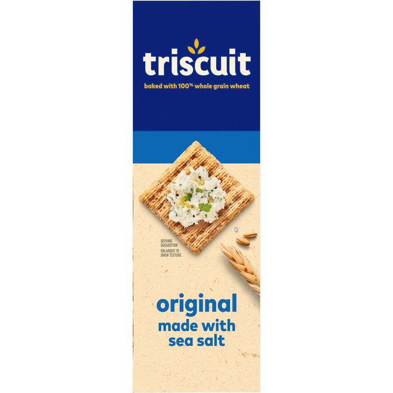 slide 12 of 13, Triscuit Original Whole Grain Wheat Vegan Lunch Snacks Crackers - 8.5oz, 8.5 oz