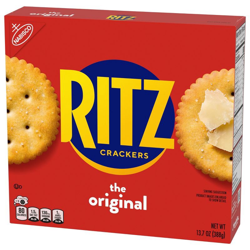 slide 9 of 11, RITZ Original Crackers Lunch Snacks - 13.7oz, 13.7 oz