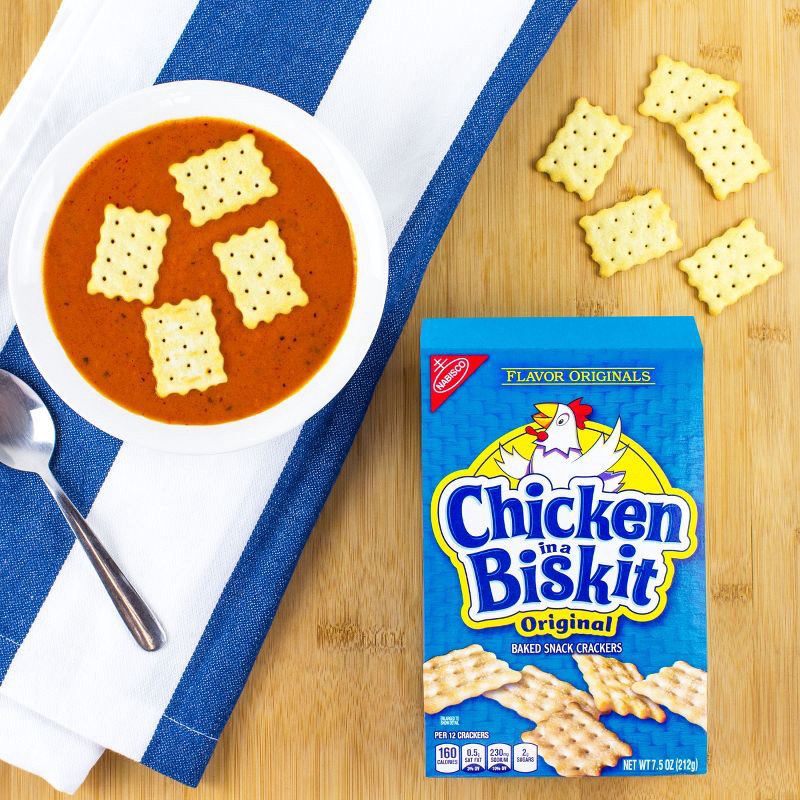 slide 3 of 10, NABISCO Chicken In A Biskit Crackers - 7.5oz, 7.5 oz