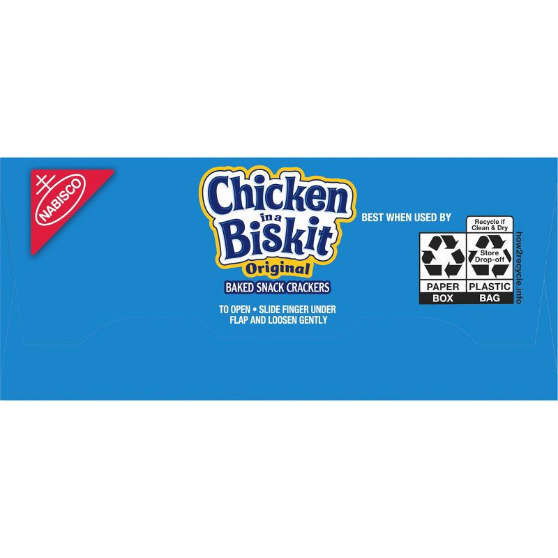 slide 9 of 11, Chicken in a Biskit Original Baked Lunch Snack Crackers - 7.5oz, 7.5 oz