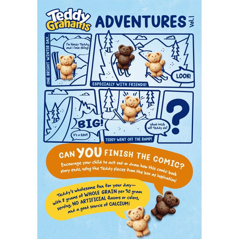 slide 9 of 13, Teddy Grahams Honey Kids' Snacks - 10oz, 10 oz