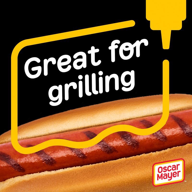 slide 4 of 8, Oscar Mayer Bun-Length Beef Franks Hot Dogs - 15oz/8ct, 8 ct; 15 oz