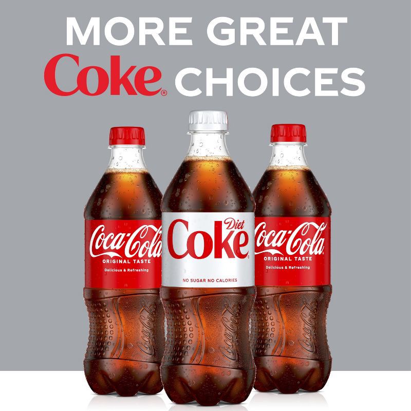 slide 5 of 8, Diet Coke - 20 fl oz Bottle, 20 fl oz