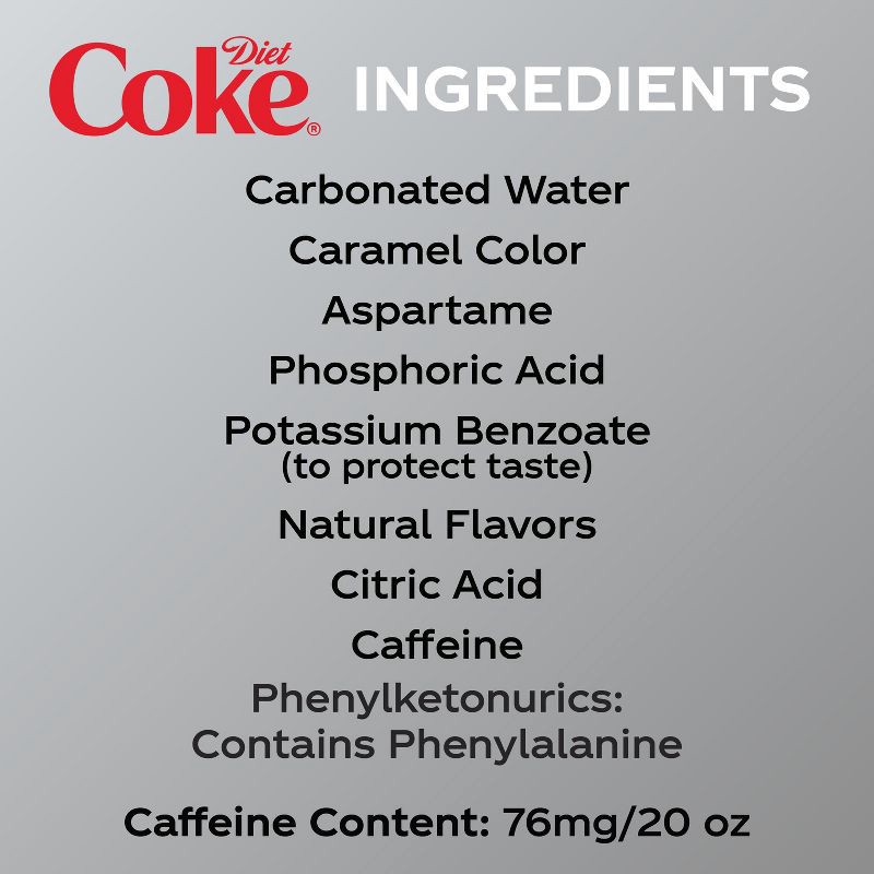slide 6 of 6, Diet Coke - 20 fl oz Bottle, 20 fl oz