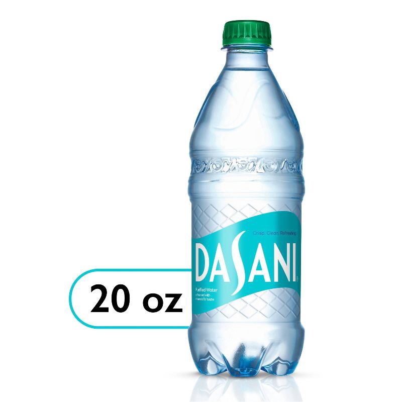 slide 1 of 4, Dasani Purified Water - 20 fl oz Bottle, 20 fl oz