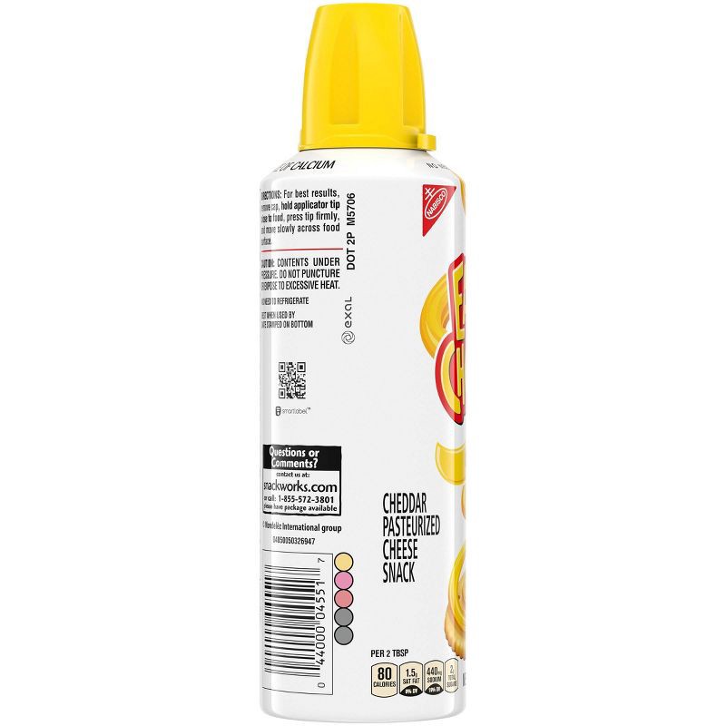 slide 15 of 20, Easy Cheese Cheddar Cheese Snack - 8oz, 8 oz