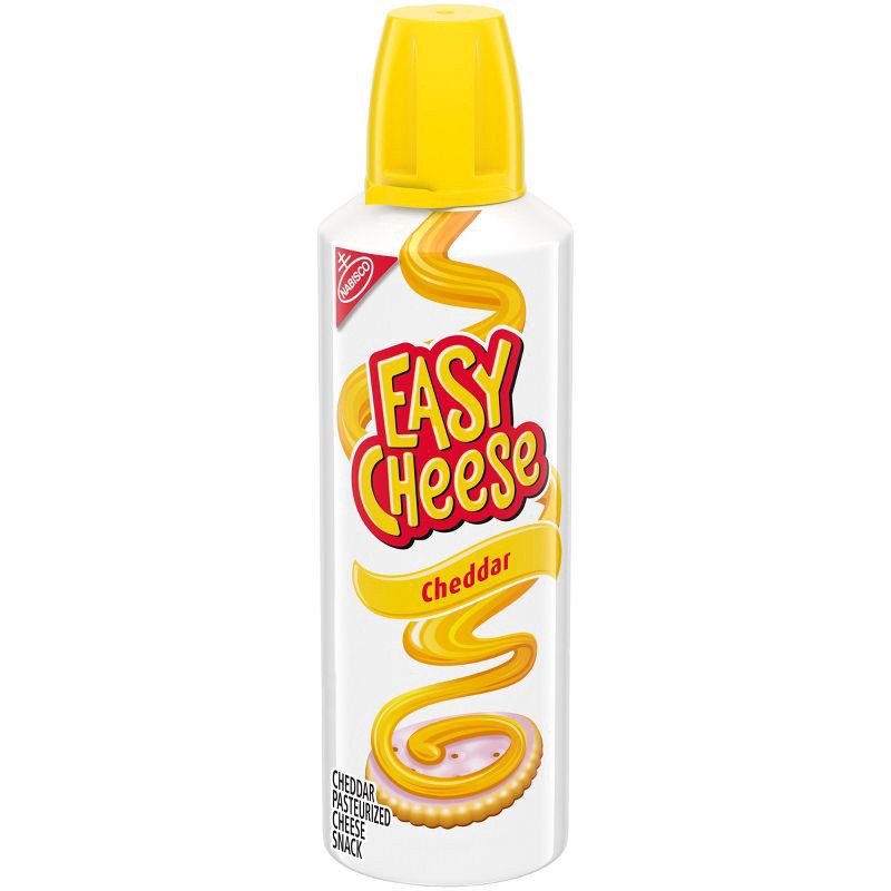 slide 1 of 20, Easy Cheese Cheddar Cheese Snack - 8oz, 8 oz