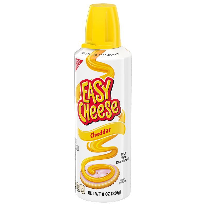 slide 9 of 20, Easy Cheese Cheddar Cheese Snack - 8oz, 8 oz