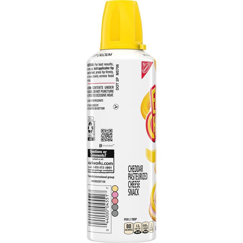 slide 11 of 20, Easy Cheese Cheddar Cheese Snack - 8oz, 8 oz