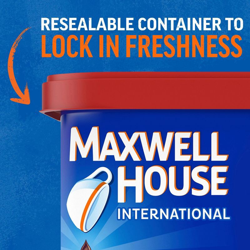 slide 5 of 10, Maxwell House International Vanilla Cafe Medium Roast Beverage Mix - 8.4 oz., 8.4 oz