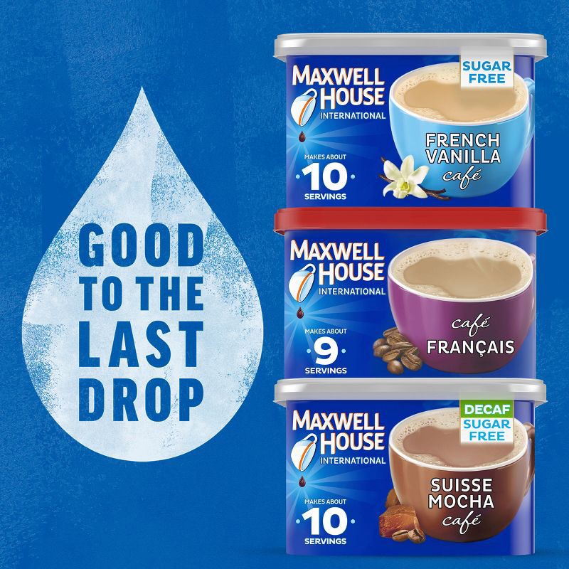 slide 7 of 10, Maxwell House International Café Francais Beverage Mix - 7.6oz, 7.6 oz