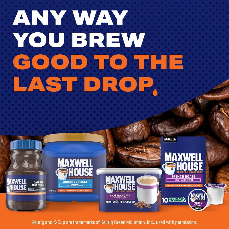 slide 8 of 10, Maxwell House International Café Francais Beverage Mix - 7.6oz, 7.6 oz