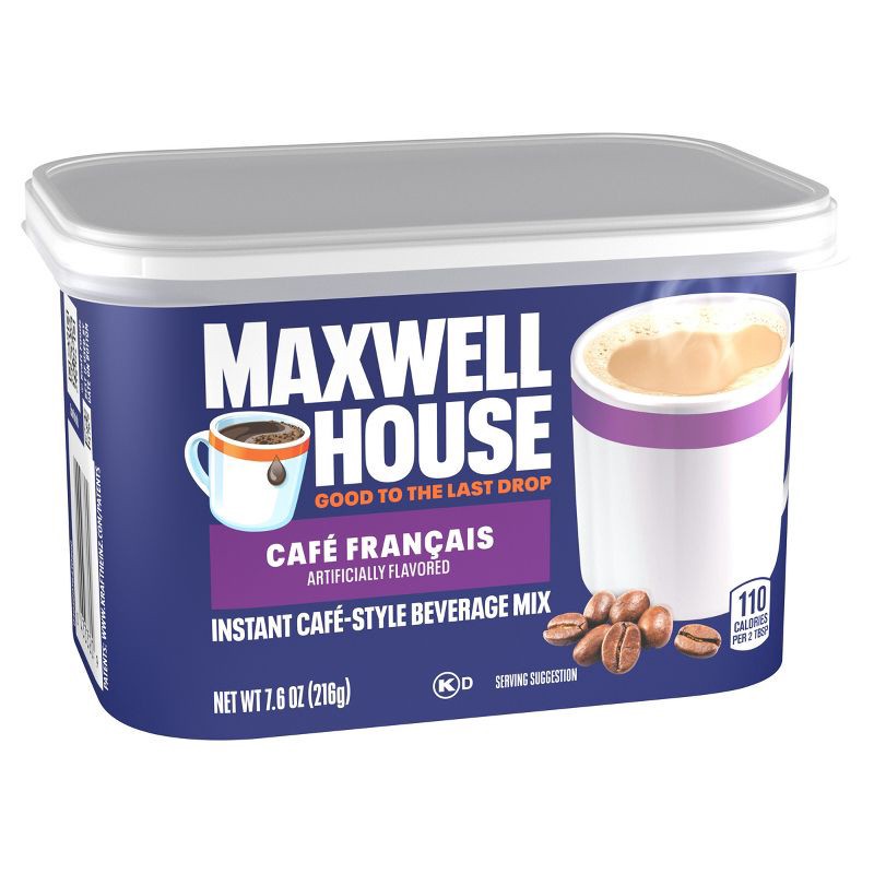 slide 9 of 10, Maxwell House International Café Francais Beverage Mix - 7.6oz, 7.6 oz