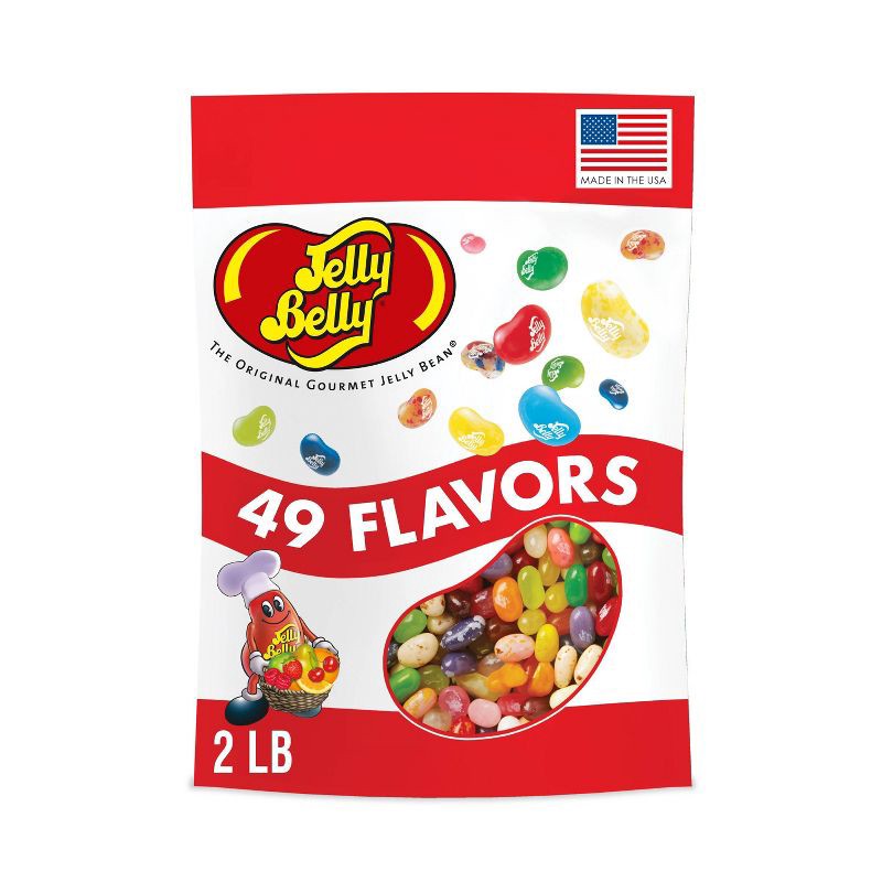 slide 5 of 5, Jelly Belly 49 Flavor Candy Jelly Beans - 2lbs, 2 lb