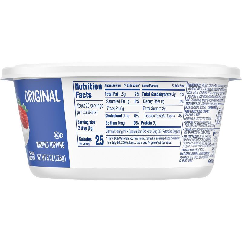 slide 9 of 10, Cool Whip Original Frozen Whipped Topping - 8oz, 8 oz