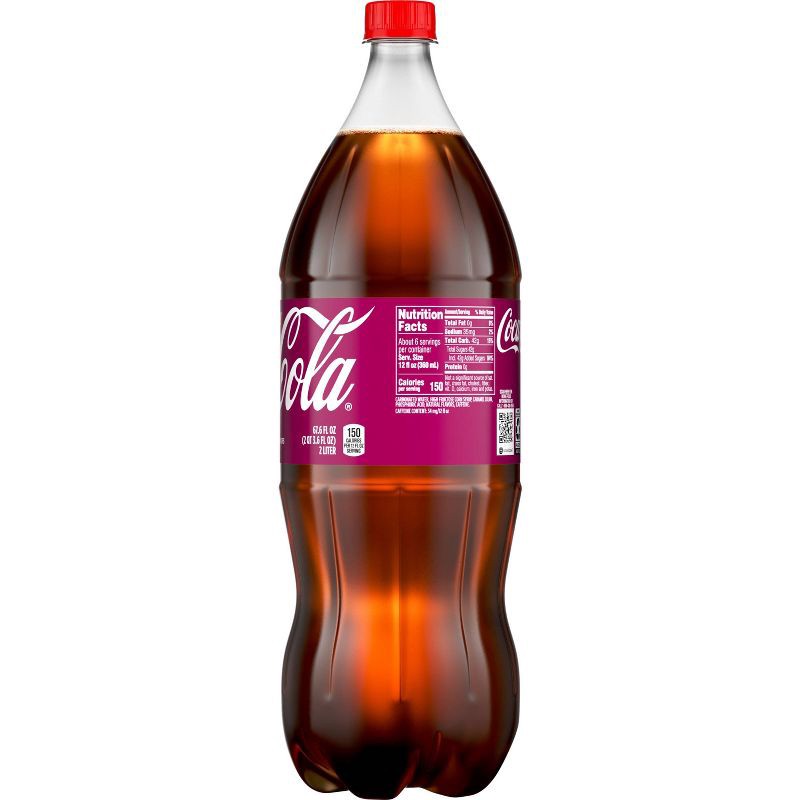 slide 5 of 11, Coca-Cola Cherry - 2 L Bottle, 2 liter