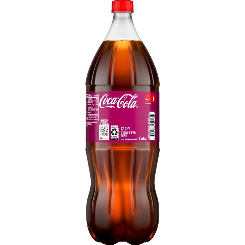 slide 9 of 11, Coca-Cola Cherry - 2 L Bottle, 2 liter